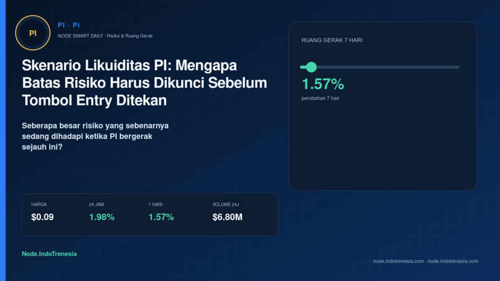 Skenario Likuiditas PI: Mengapa Batas Risiko Harus Dikunci Sebelum Tombol Entry Ditekan