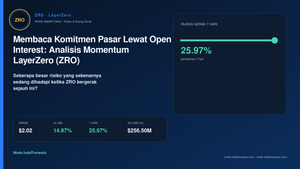 Membaca Komitmen Pasar Lewat Open Interest: Analisis Momentum LayerZero (ZRO)