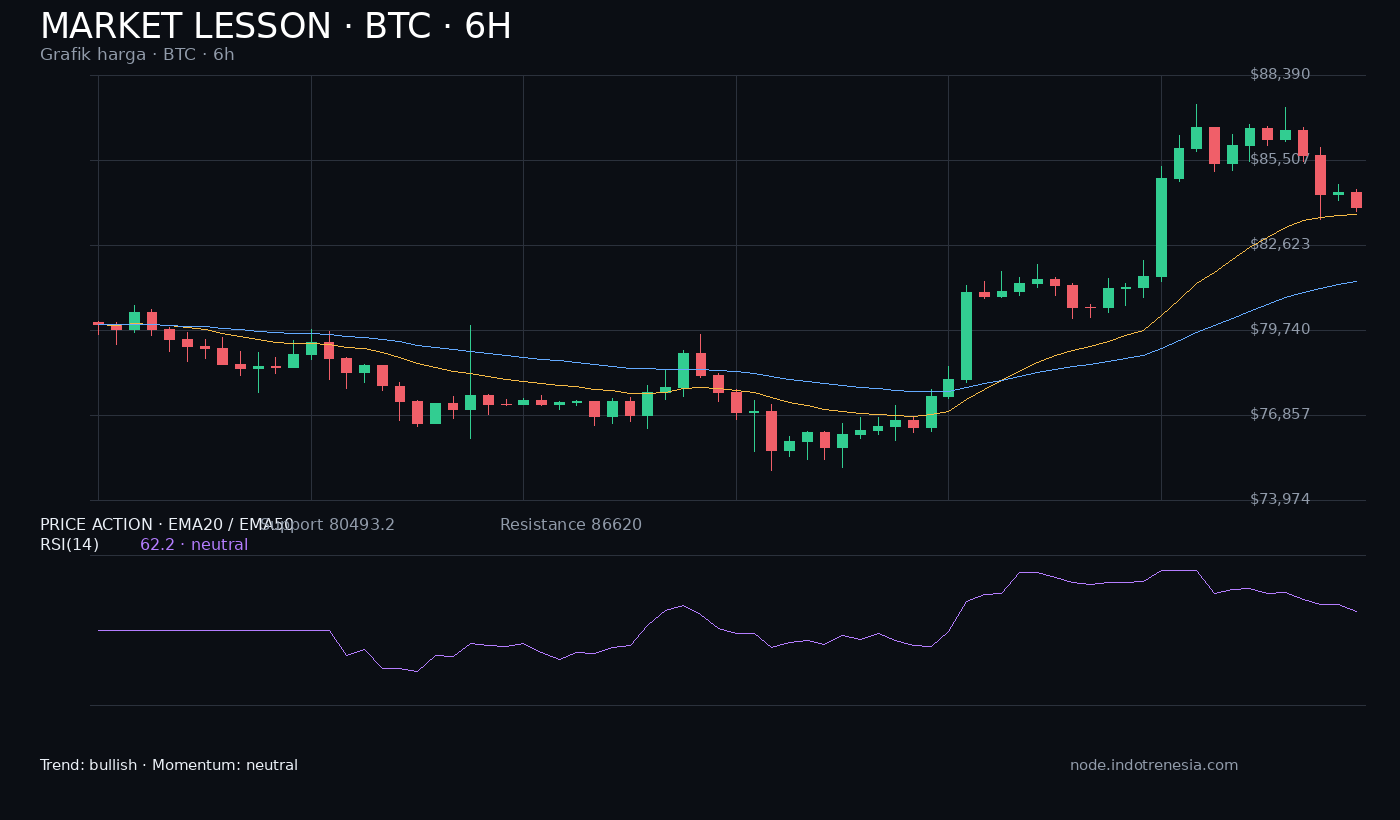 Pentingnya Menentukan Risiko Sebelum Entry Trading BTC 6h